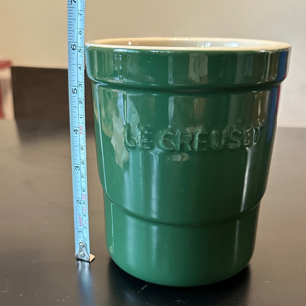 Le Creuset Forest Green Utensil Crock